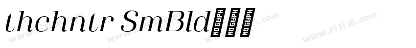 Athachantr SemiBold字体转换